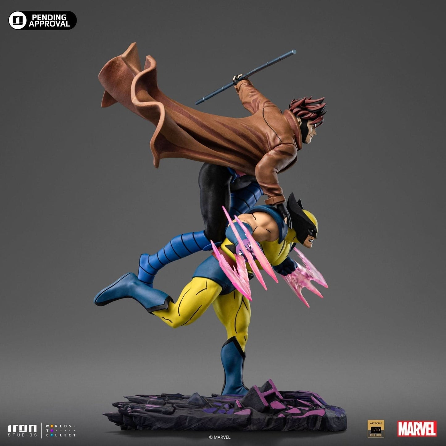 Statue Gambit und Wolverine – X-Men 97 – Art Scale 1/10 – Marvel Comics