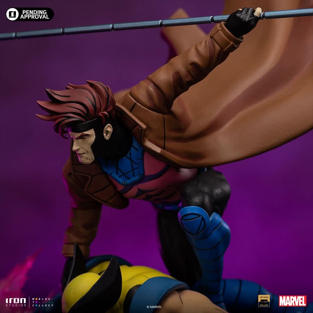 Statue Gambit und Wolverine – X-Men 97 – Art Scale 1/10 – Marvel Comics