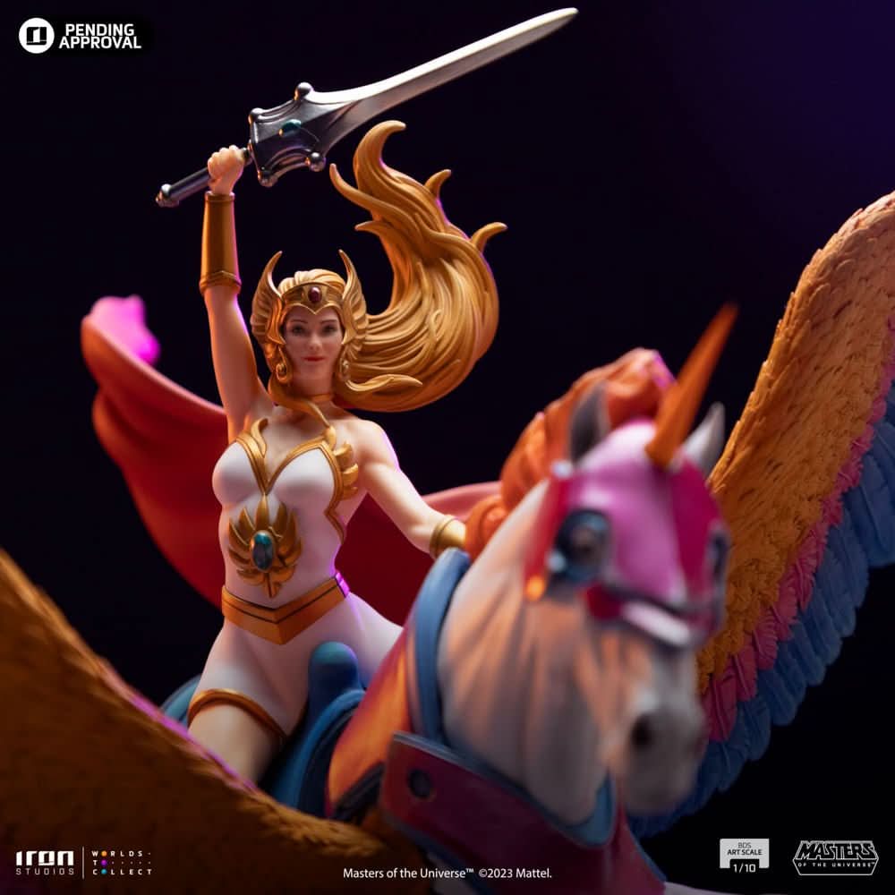 Statue She-Ra and Swift Wind - Masters of the Universe - Art Scale 1/10