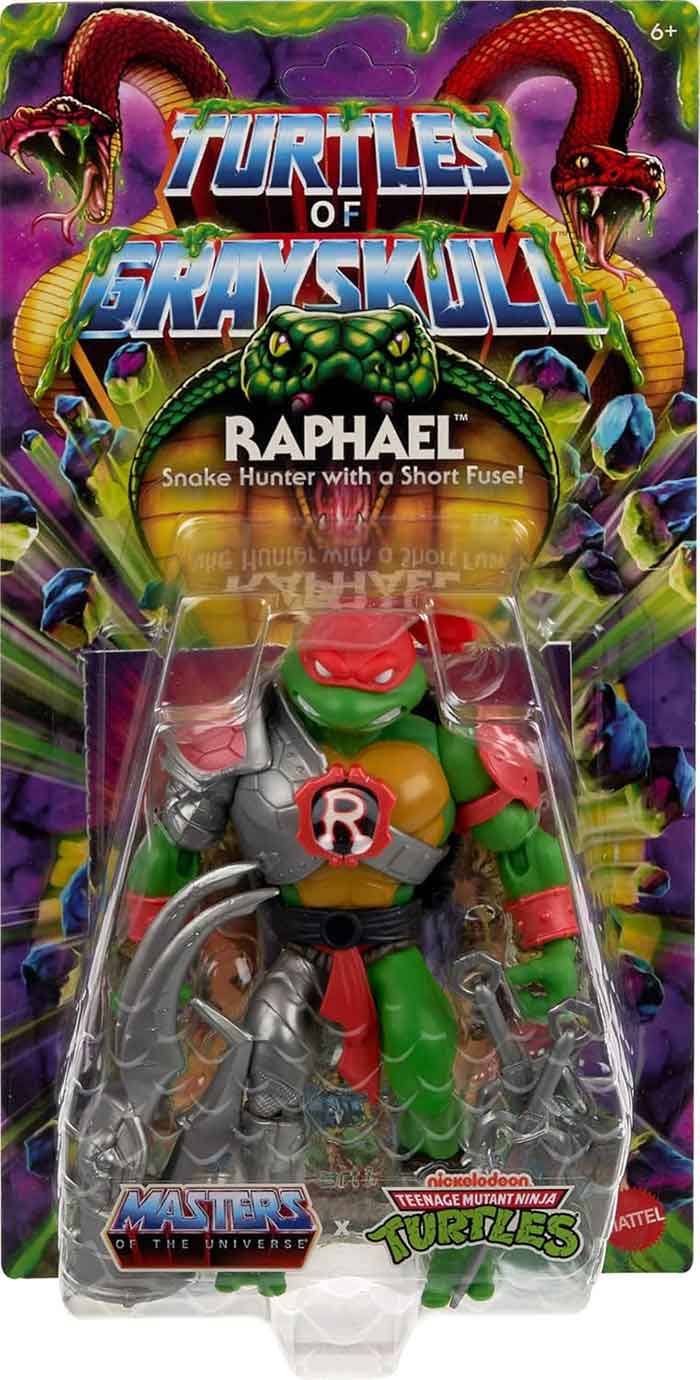 raphael turtles of grayskull mattel