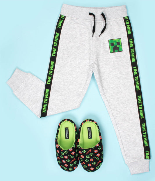 Minecraft jogging bottoms – grey