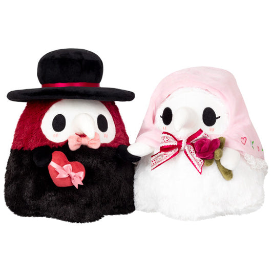 Mini Squishable Plush - Valentine's Day Plague Doctor & Nurse Duo