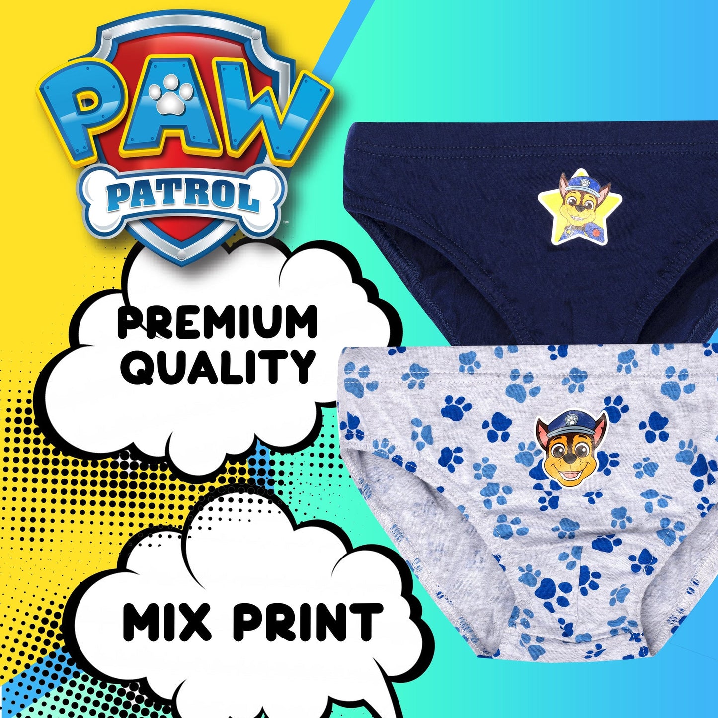 Sous-vêtement enfant – PAW Patrol – bleu