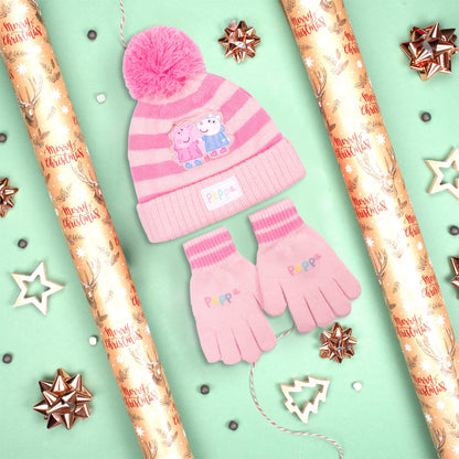 Ensemble bonnet et gants – Peppa Pig Children's Winter Set