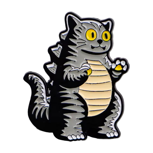 Photo produit - Pin's Chat "Catzilla"
