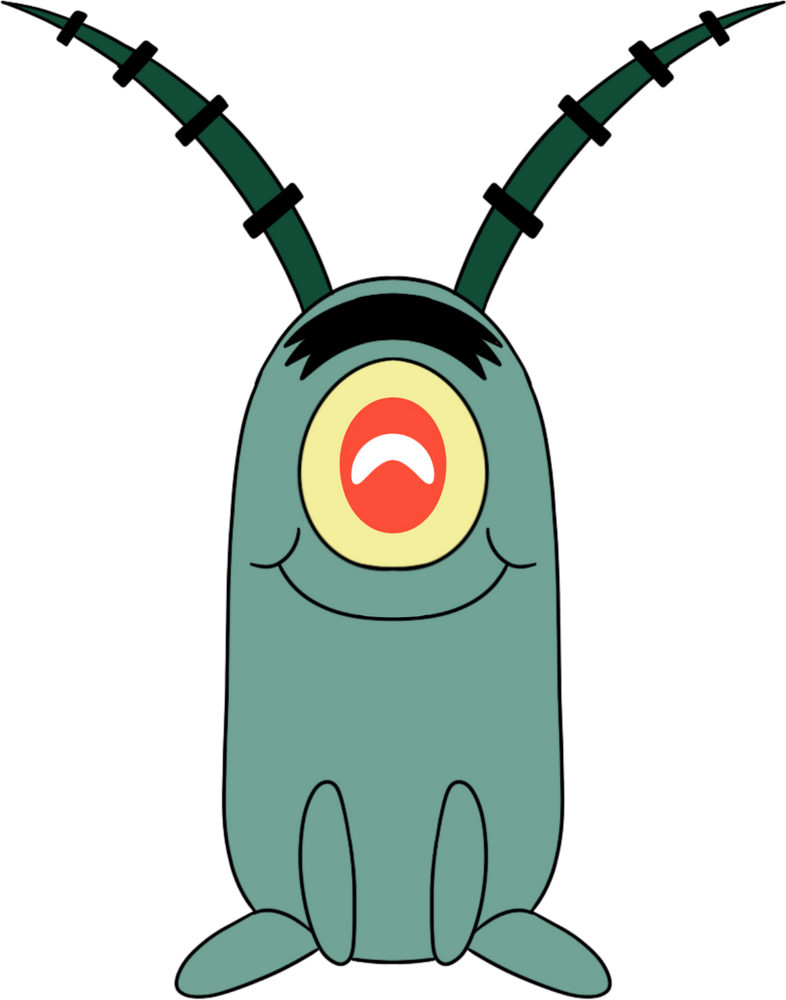 Plankton Sitzplüsch (23 cm)