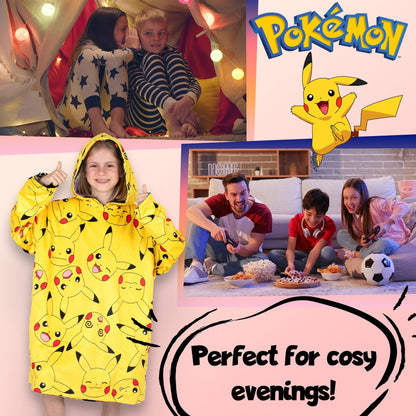 Sweat plaid oversize – Pokemon Oversized Blanket