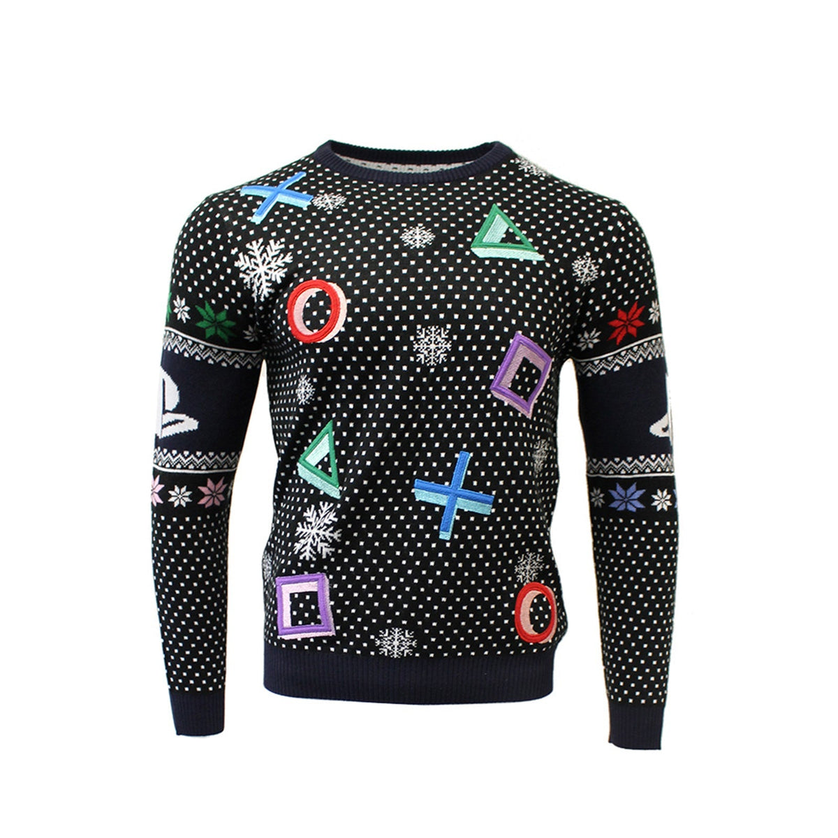 Pull de Noël PlayStation Symbols noir
