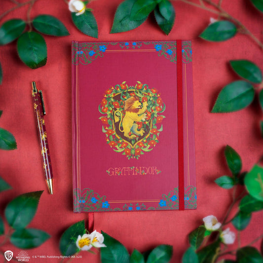 *Set Notizbuch und Stift Deluxe „Magische Welt von Gryffindor“