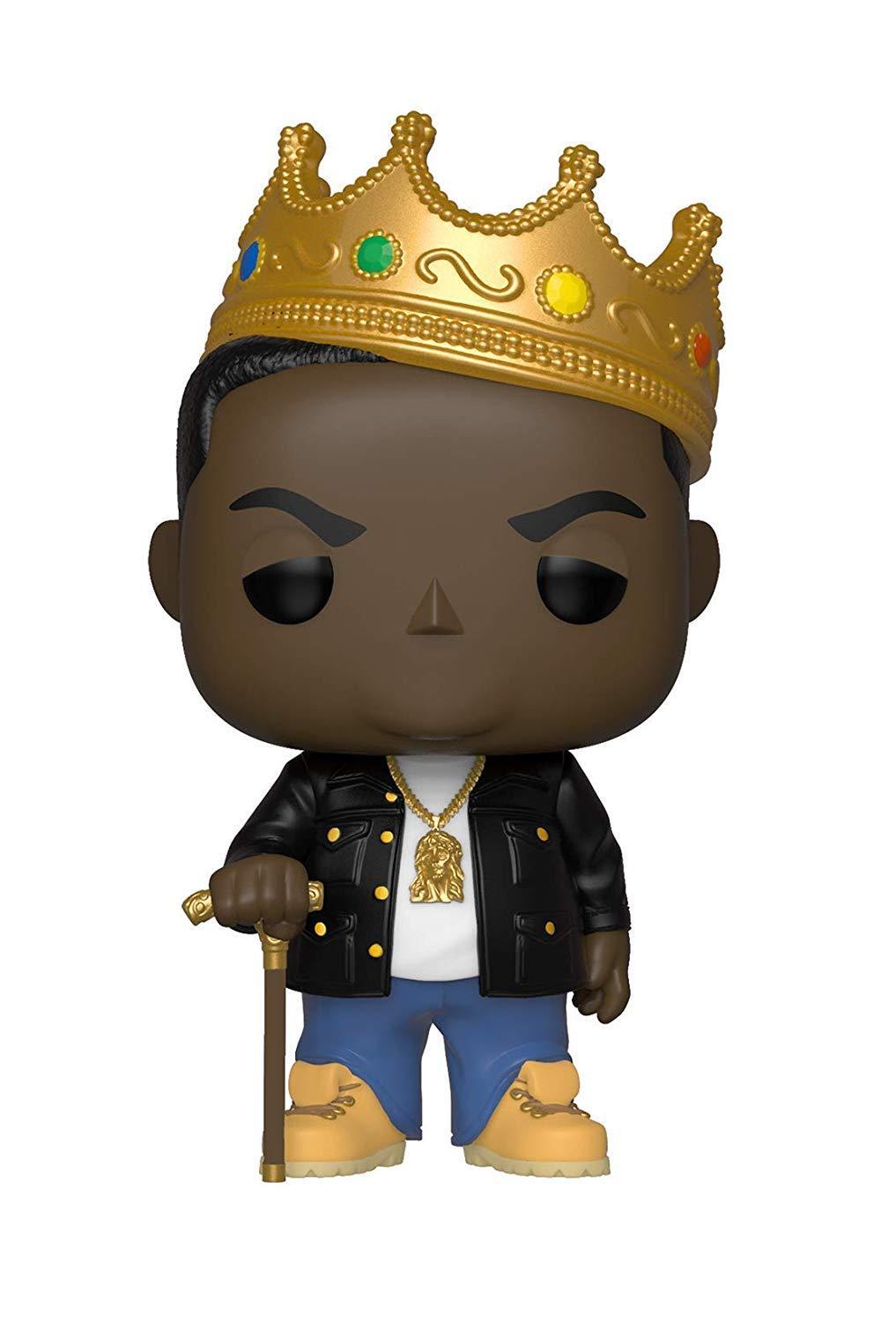 NOTORIOUS B.I.G. POP N° 77 Notorious B.I.G. With Crown Notorious B.I.G. POP! Rocks Vinyl figurine Notorious B.I.G. with Crown 9 cm