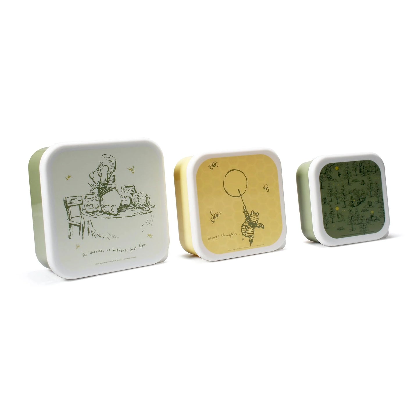 Set of 3 Winnie the Pooh snack boxes