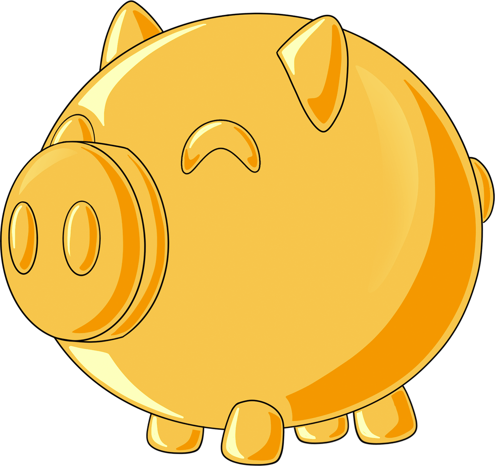 Plüsch-Sparschwein (22,86 cm)