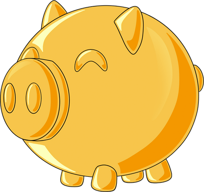 Plüsch-Sparschwein (22,86 cm)