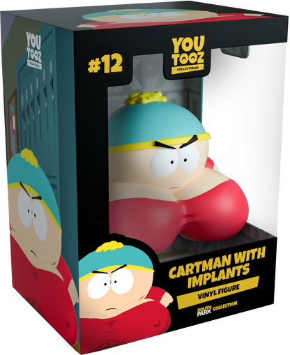 Cartman mit Implantaten