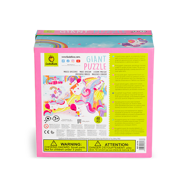 Puzzle Géant - Licornes Magiques – vue produit 4