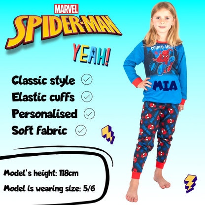 Marvel Spider-Man Christmas Pyjama-bleu