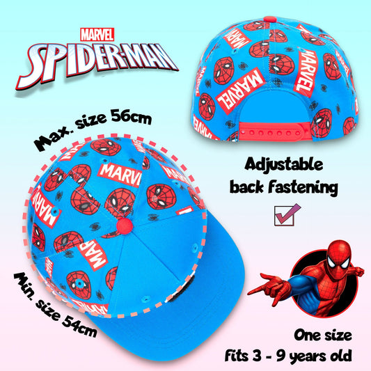 Kinderkappe – Spider-Man Baseballkappe