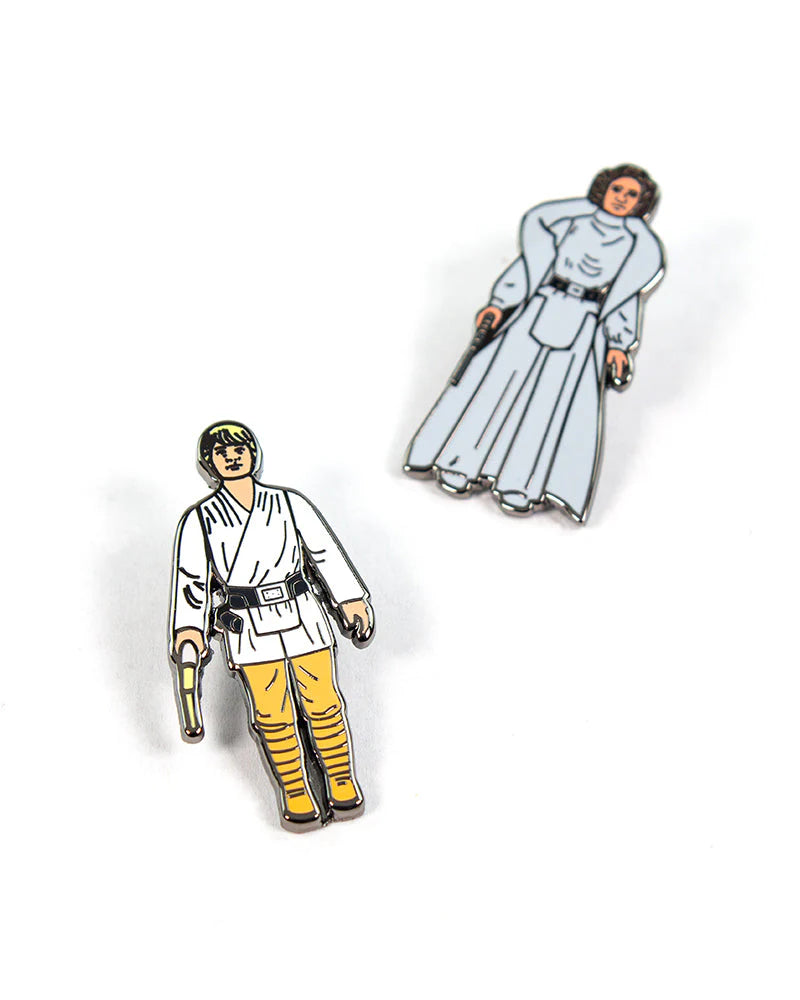 Star Wars Pin Set 1.1 - Luke Skywalker and Princess Leia