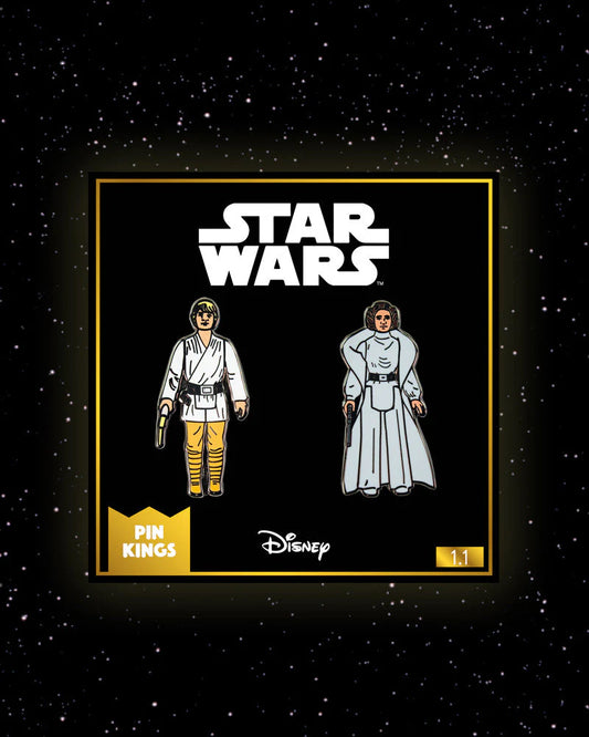 Pin's Star Wars Set 1.1 - Luke Skywalker et Princesse Leia