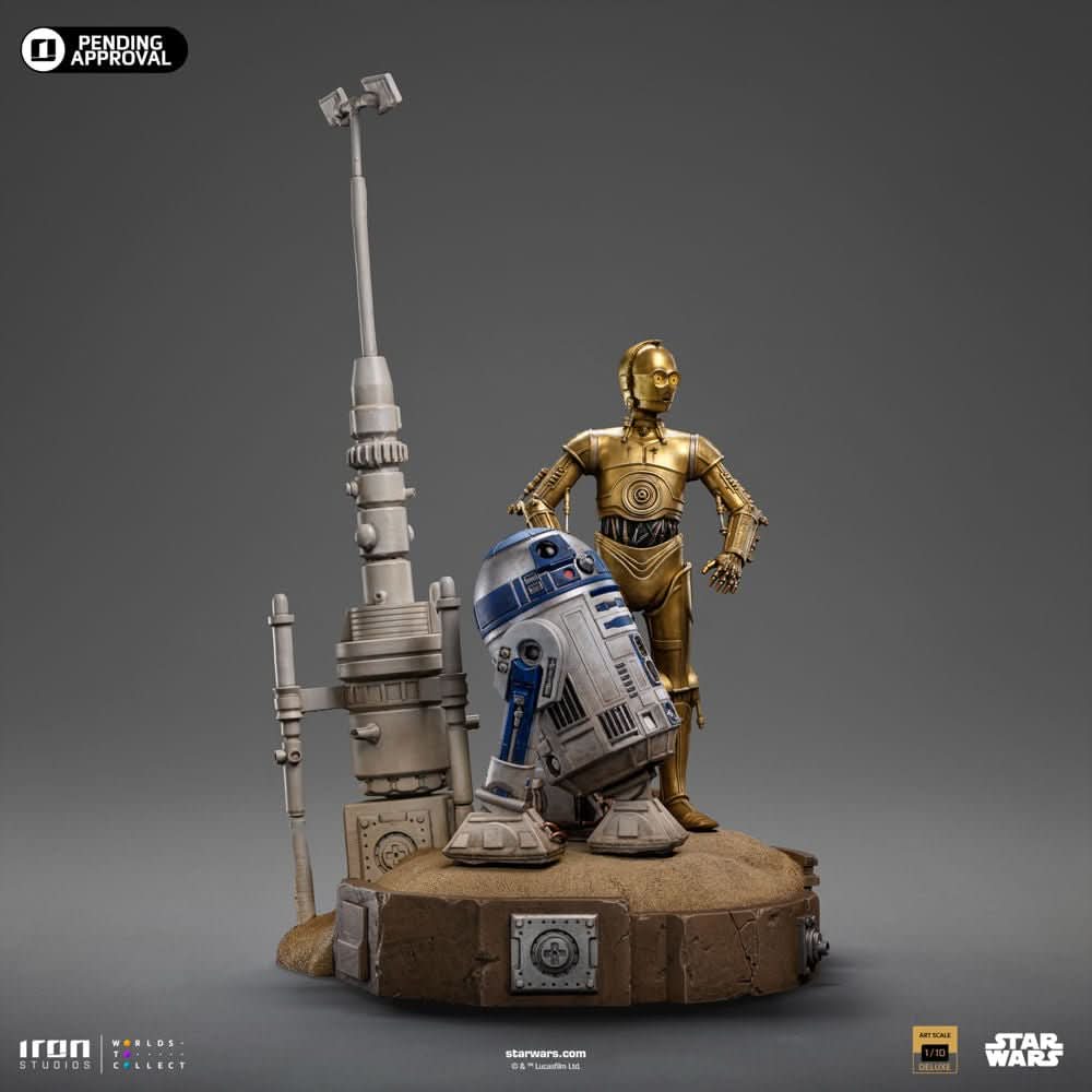 C-3PO and R2-D2 Statue - Star Wars - Art Scale 1/10