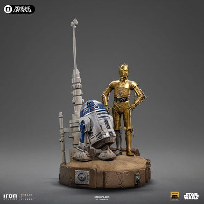 C-3PO and R2-D2 Statue - Star Wars - Art Scale 1/10