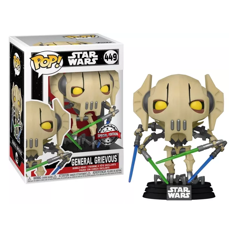 Pop! General Grievous mit Lichtschwertern