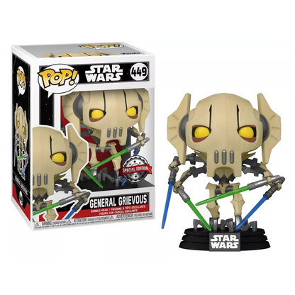 Pop! General Grievous mit Lichtschwertern
