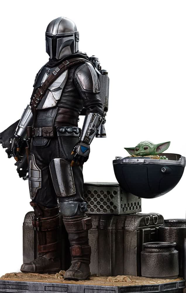 Statue Din Djarin and Din Grogu - Star Wars: The Mandalorian - Art Scale 1/10