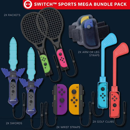 Numskull Nintendo Switch Sports Zubehör Mega Bundle Pack