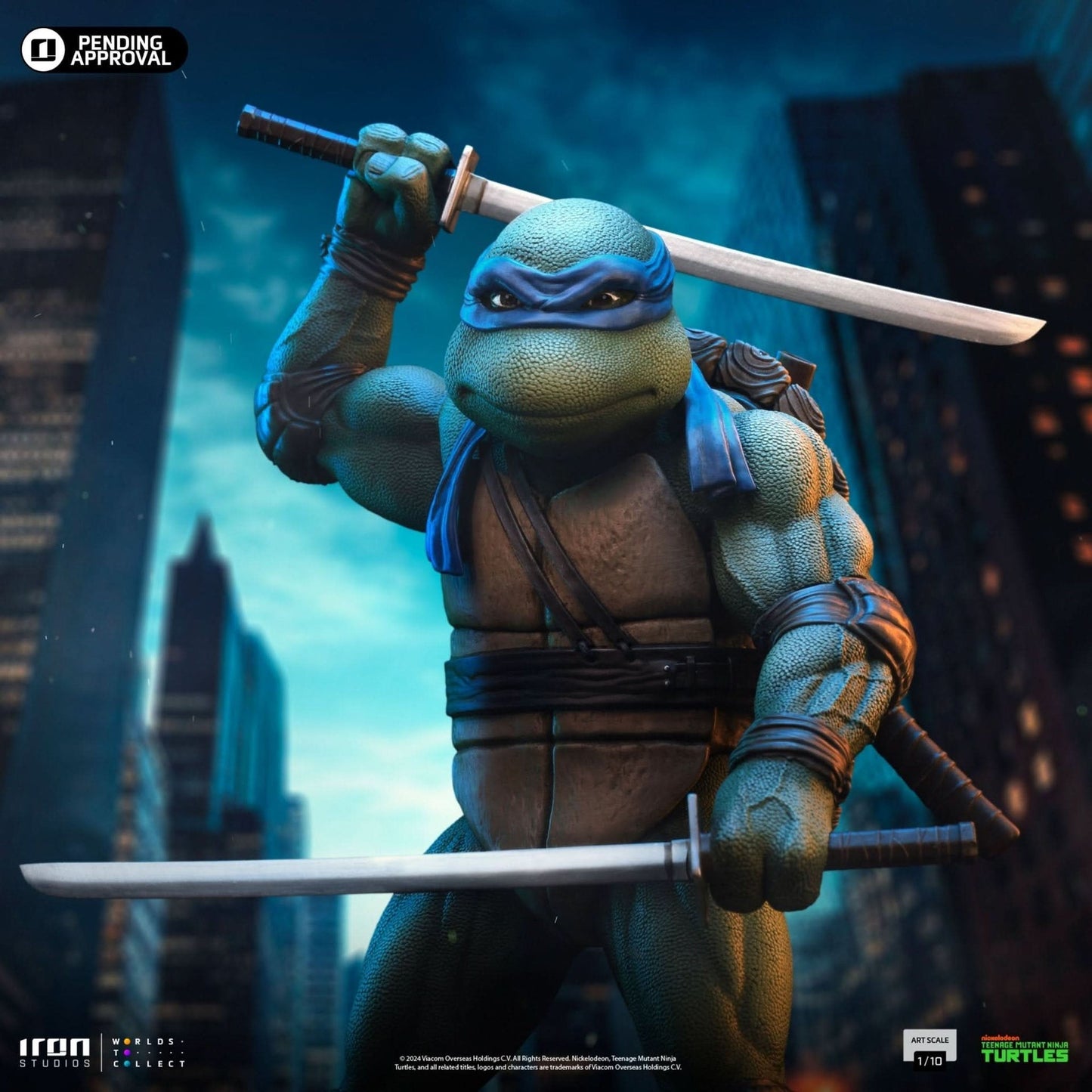 Statue Leonardo - TMNT Movie - Art Scale 1/10 - Teenage Mutant Ninja Turtles