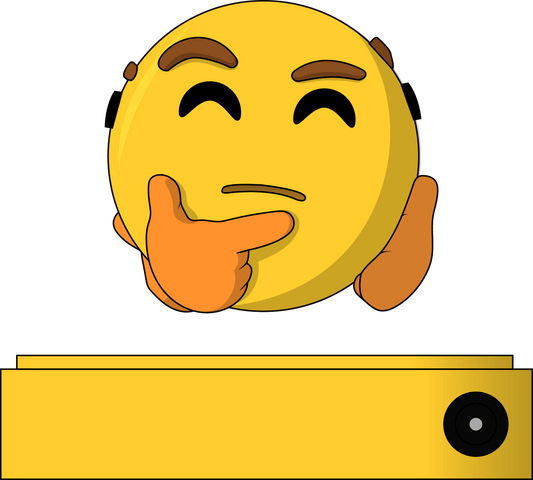 Nachdenkliches Emoji