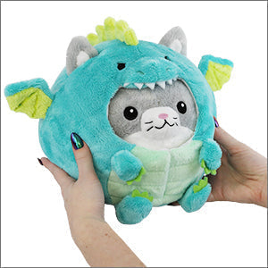 Squishable Undercover Plüschtier – Katze im Drachenkostüm