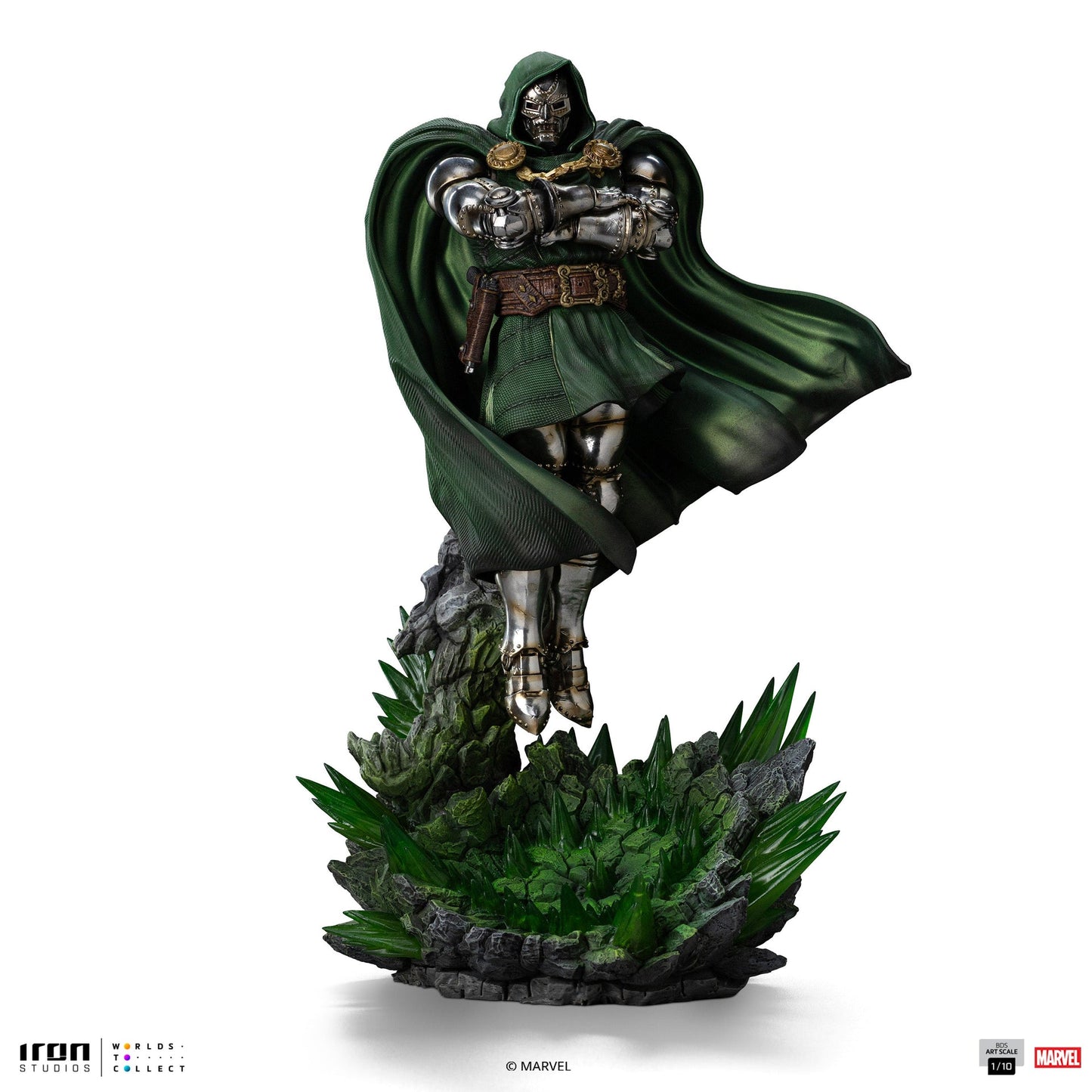 Statue Doctor Doom - Infinity Gauntlet Diorama - Art Scale 1/10 - Die Fantastischen Vier