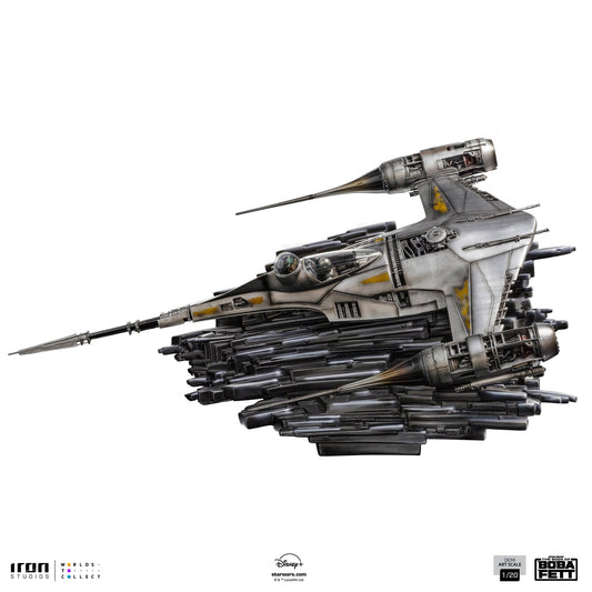 Mando's N-1 Starfighter Statue - Star Wars: The Book of Boba Fett - Demi Art Scale 1/20 - The Mandalorian