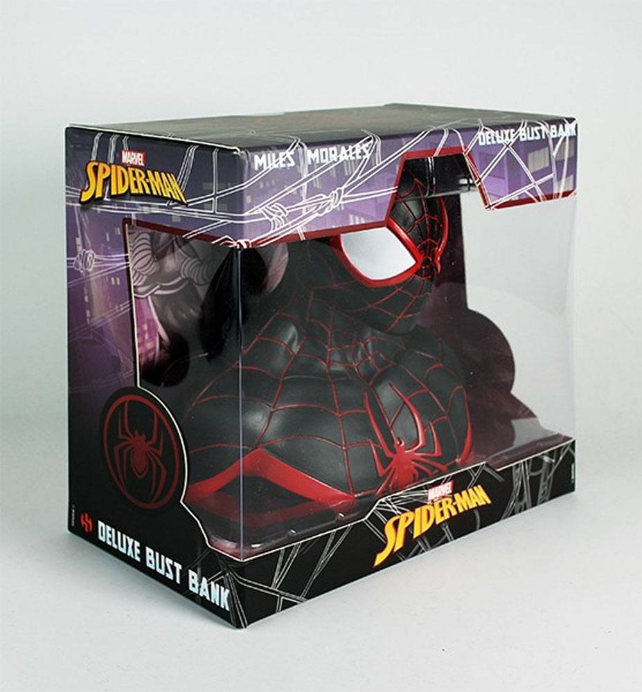 MARVEL - Sparschwein Blisterbox - Miles Morales Deluxe Büste 20 cm