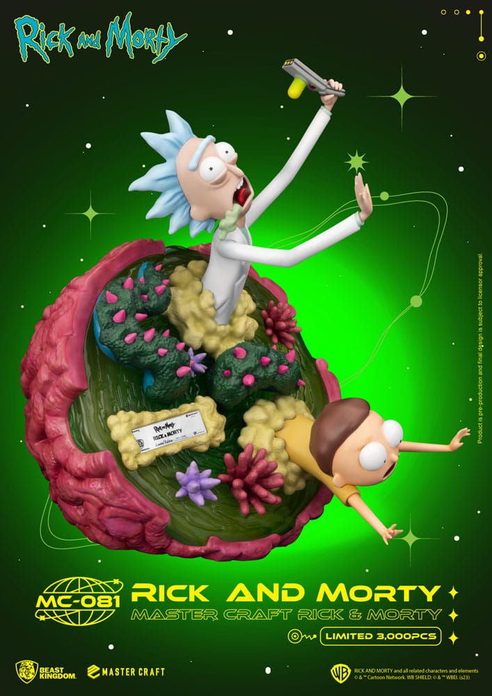 Rick und Morty Master Craft-Statuette – VORBESTELLUNG*