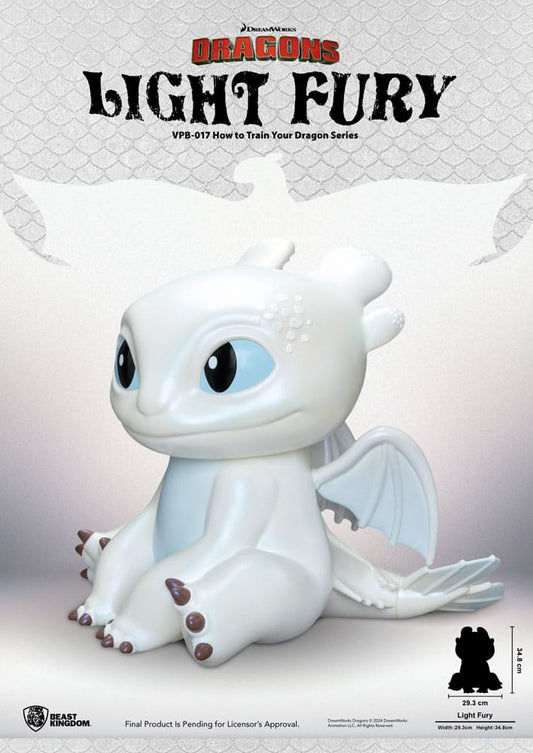 vpb 017 how to train your dragon series vinyl functional figurines light fury