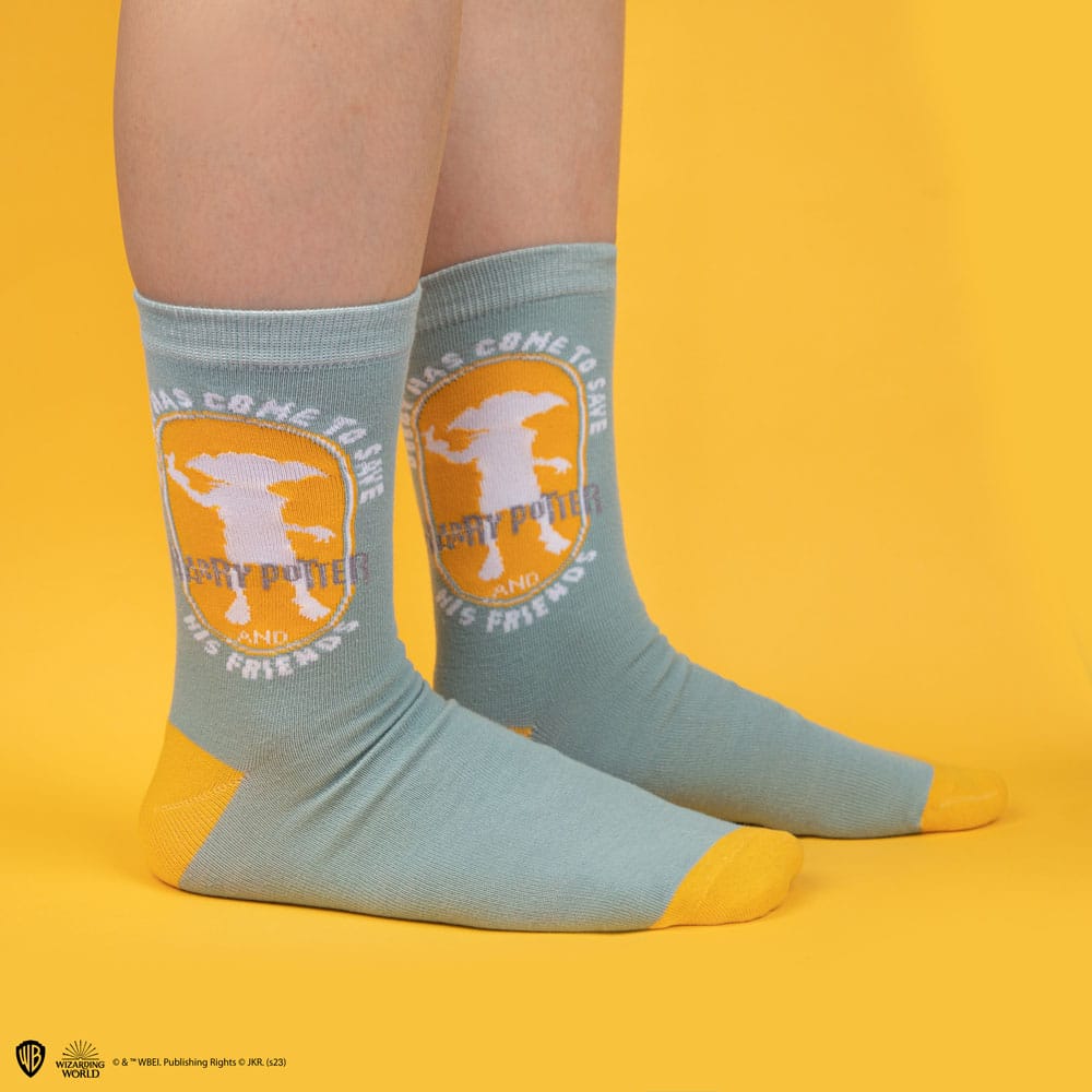 Packen Sie 3 Paar Harry-Potter-Socken – Dobby 