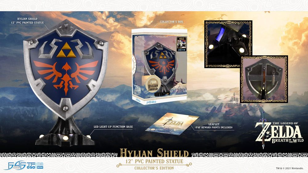 Statuette The Legend of Zelda: Breath of the Wild - Hylian Shield Collector's Edition