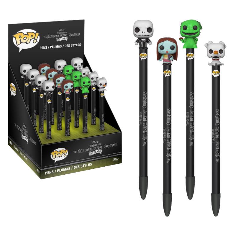 NIGHTMARE BEFORE - Présentoir Stylos à Bille Funko POP (Boite 16 Pcs)