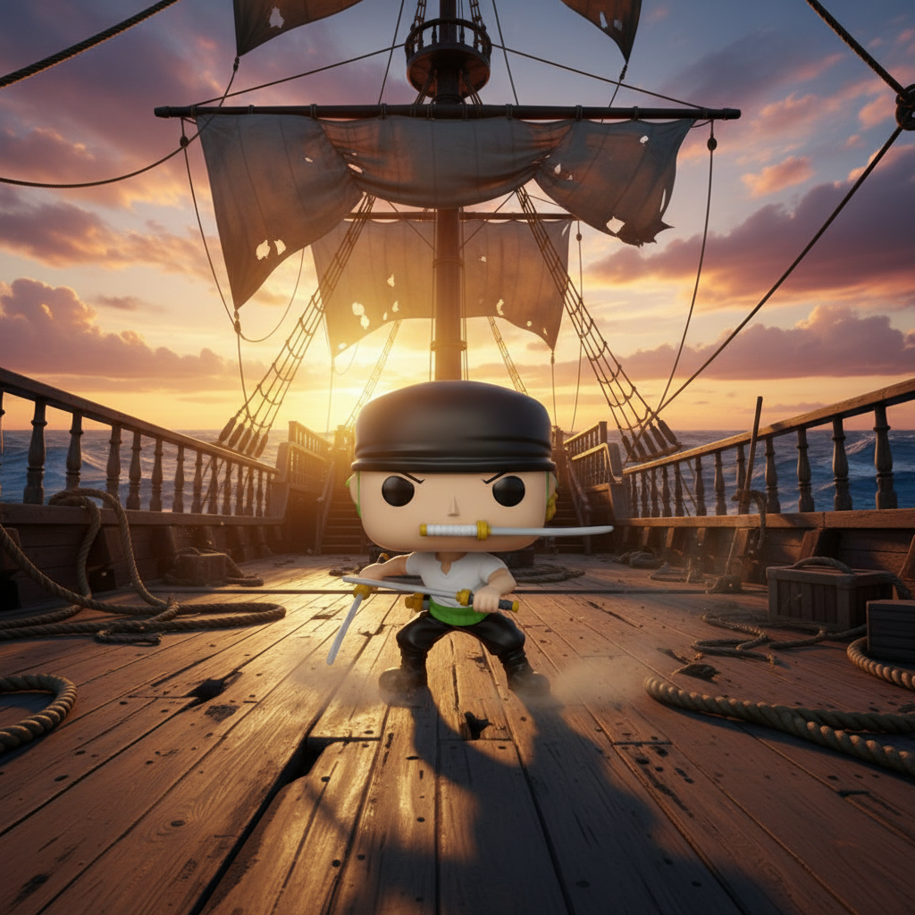 Pop! Roronoa Zoro (Two Sword Style)
