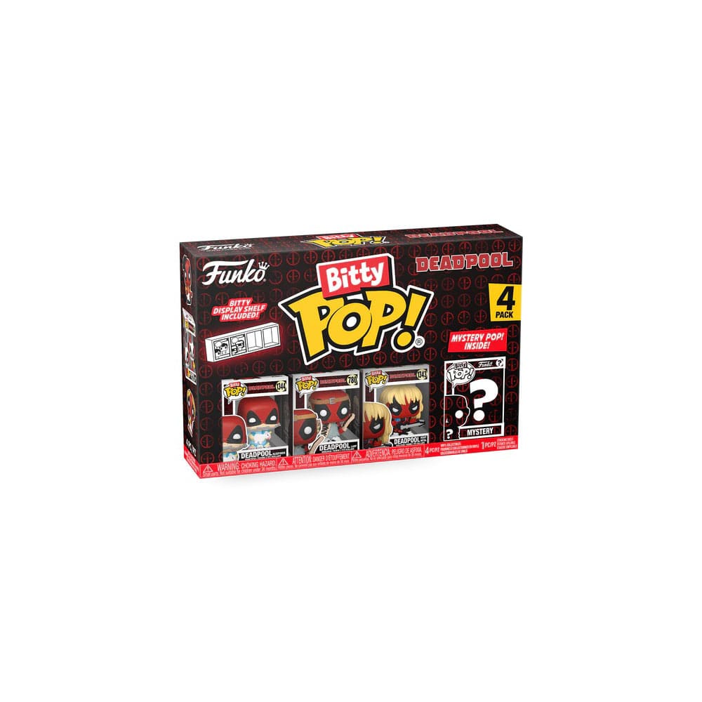 DEADPOOL – Bitty Pop 4er-Pack 2,5 cm – Sleepover