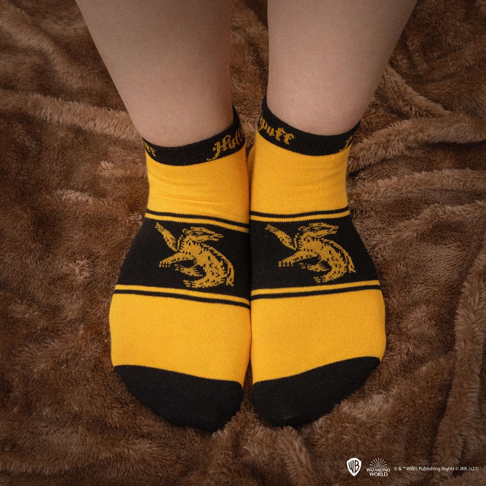 HARRY POTTER – Hufflepuff – Set mit 3 Paar Socken 