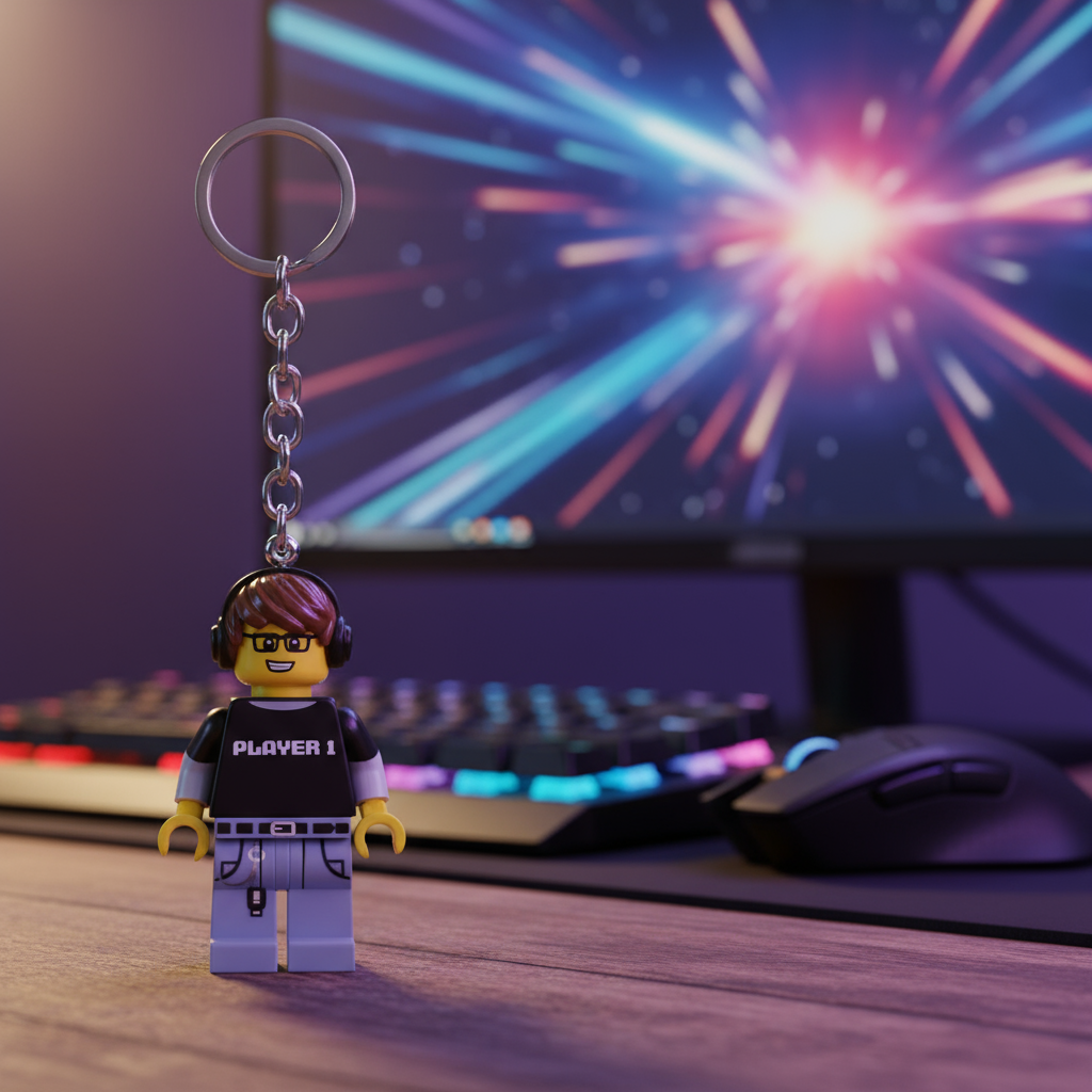 LEGO Light-Up Sleutelhanger - Gamer