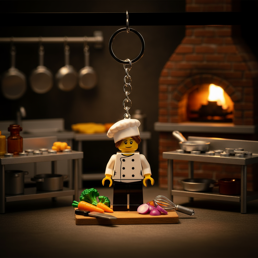 LEGO lichtgevende sleutelhanger - Chef