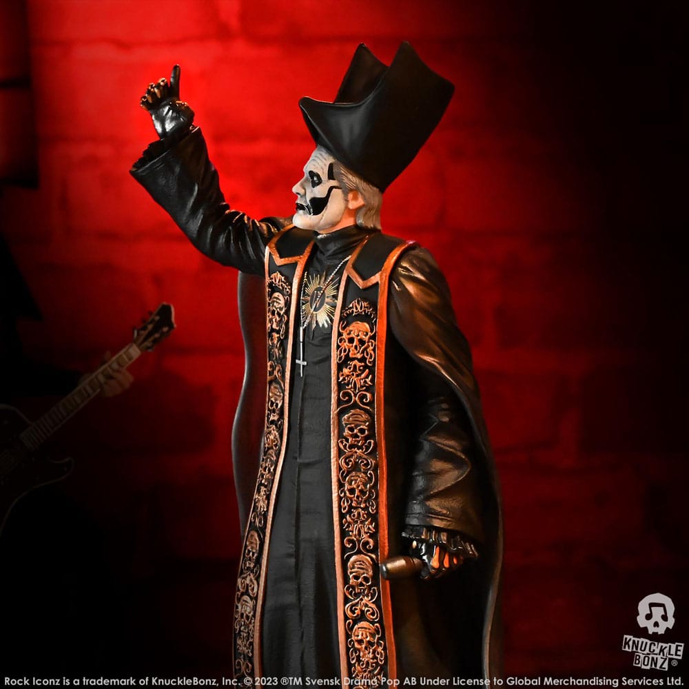 Papa Emeritus IV Statuette (Schwarze Roben) - Rock Iconz 