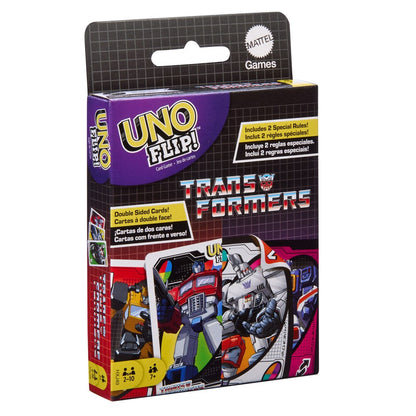 Jeu de Cartes UNO Flip! - Transformers