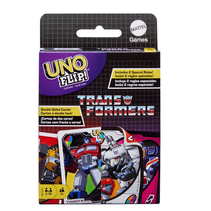 Jeu de Cartes UNO Flip! - Transformers