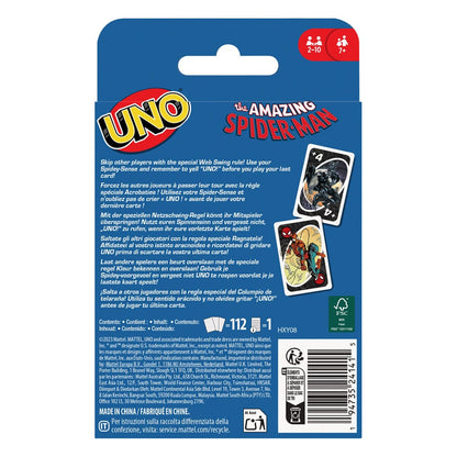 Jeu de Cartes UNO The Amazing Spider-Man