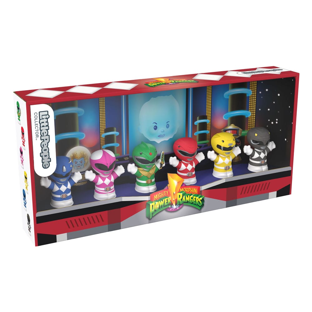 little people collector mighty morphin power rangers 6 pack fisher price